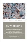 MONOGRAFÍAS MUSICALES. ENSAYO SOBRE WAGNER / MAHLER... | 9788446016724 | ADORNO, THEODOR W.