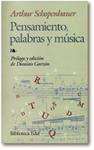 PENSAMIENTO, PALABRAS Y MÚSICA | 9788441404205 | SHOPENHAUER, ARTHUR