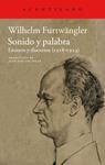 SONIDO Y LA PALABRA | 9788415277941 | FURTWÄNGLER, WILHEIM