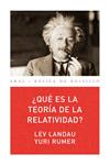 QUE ES LA TEORIA DE LA RELATIVIDAD ? | 9788476002339 | LANDAU, L.