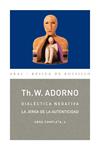 DIALÉCTICA NEGATIVA / LA JERGA DE LA AUTENTICIDAD | 9788446016731 | ADORNO, TH. W.