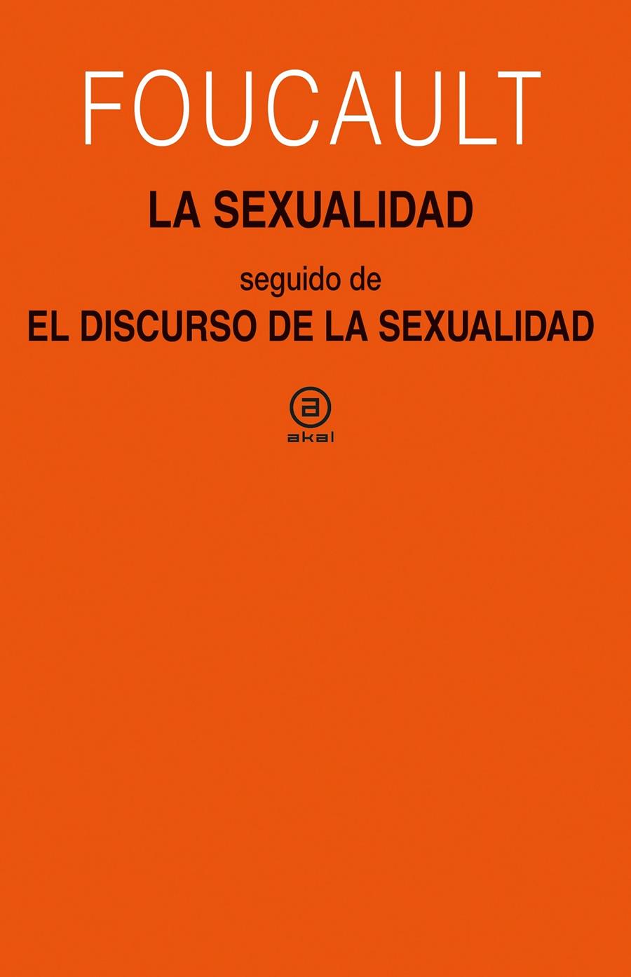 LA SEXUALIDAD | 9788446050353 | FOUCAULT, MICHEL
