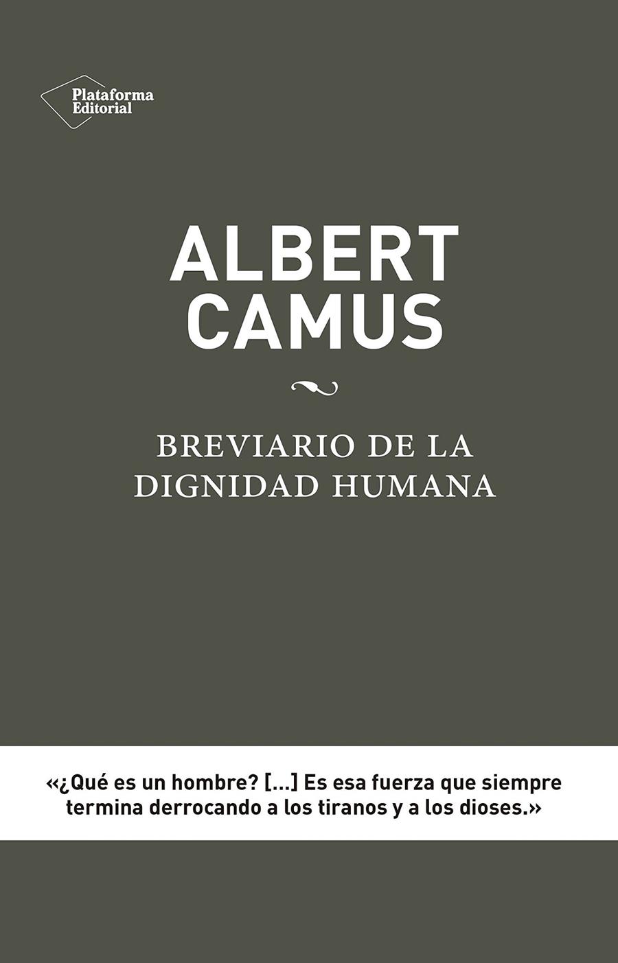 BREVIARIO DIGNIDAD HUMANA | 9788416620012 | CAMUS, ALBERT