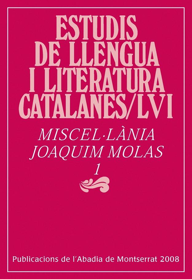 ESTUDIS DE LLENGUA I LITERATURA CATALANES / LVI | 9788498830071TA