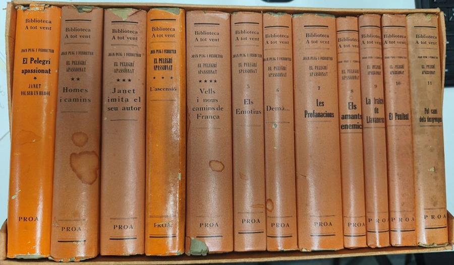 EL PELEGRÍ APASSIONAT 12 VOLUMS AMB ESTOIG DEL CENTENARI 1882-1992 | 050373SM | PUIG I FERRETER, JOAN
