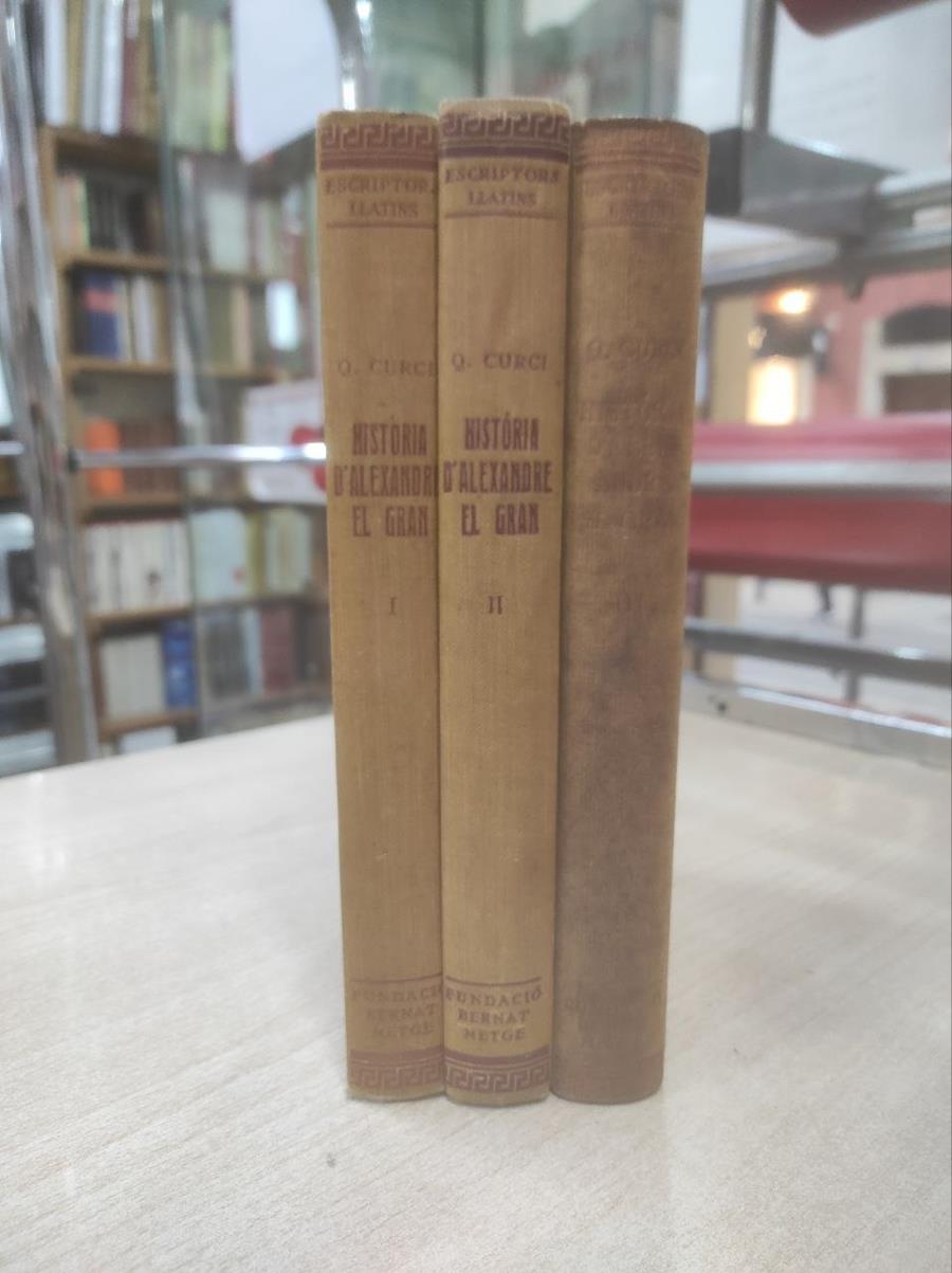 HISTÒRIA D'ALEXANDRE EL GRAN. 3 VOLUMS | 004966SM | CURCI RUFUS, Q.