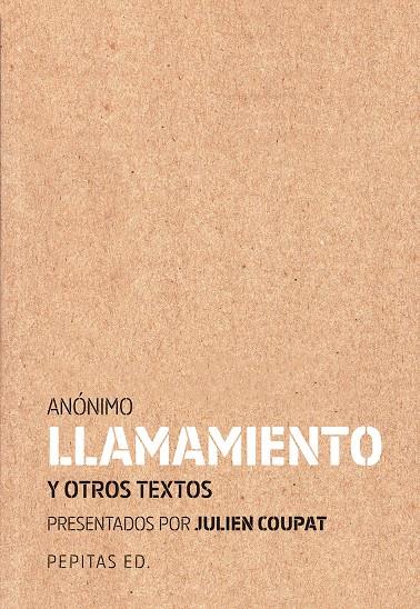 LLAMAMIENTO Y OTROS TEXTOS | 9788410476165 | ANÓNIMO