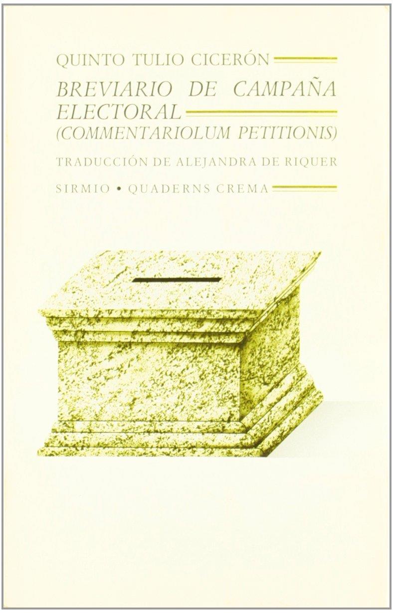 BREVIARIO DE CAMPAÑA ELECTORAL | 9788477690788 | CICERÓN