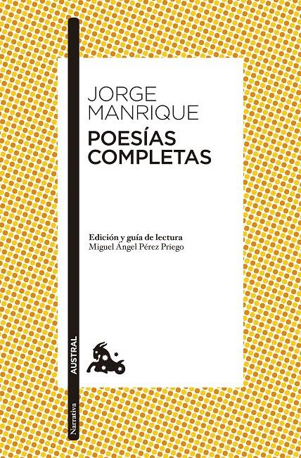 POESÍAS COMPLETAS | 9788467042160 | MANRIQUE, JORGE