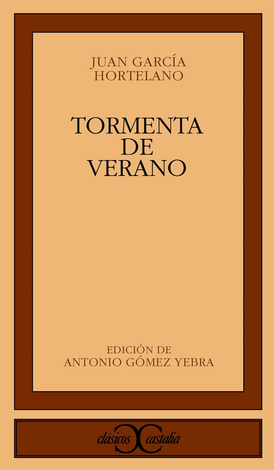 TORMENTA DE VERANO | 9788470395444 | GARCIA HORTELANO, JUAN