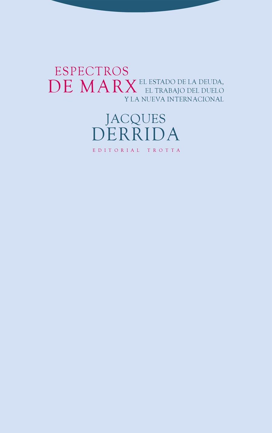 ESPECTROS DE MARX | 9788413643588 | DERRIDA, JACQUES