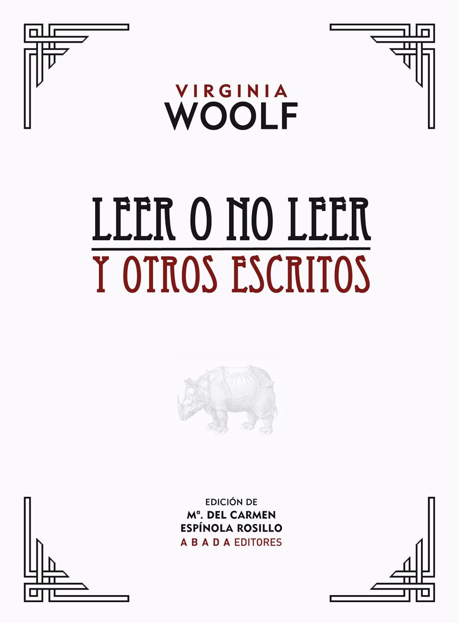 LEER O NO LEER Y OTROS ESCRITOS | 9788415289722 | WOOLF, VIRGINIA