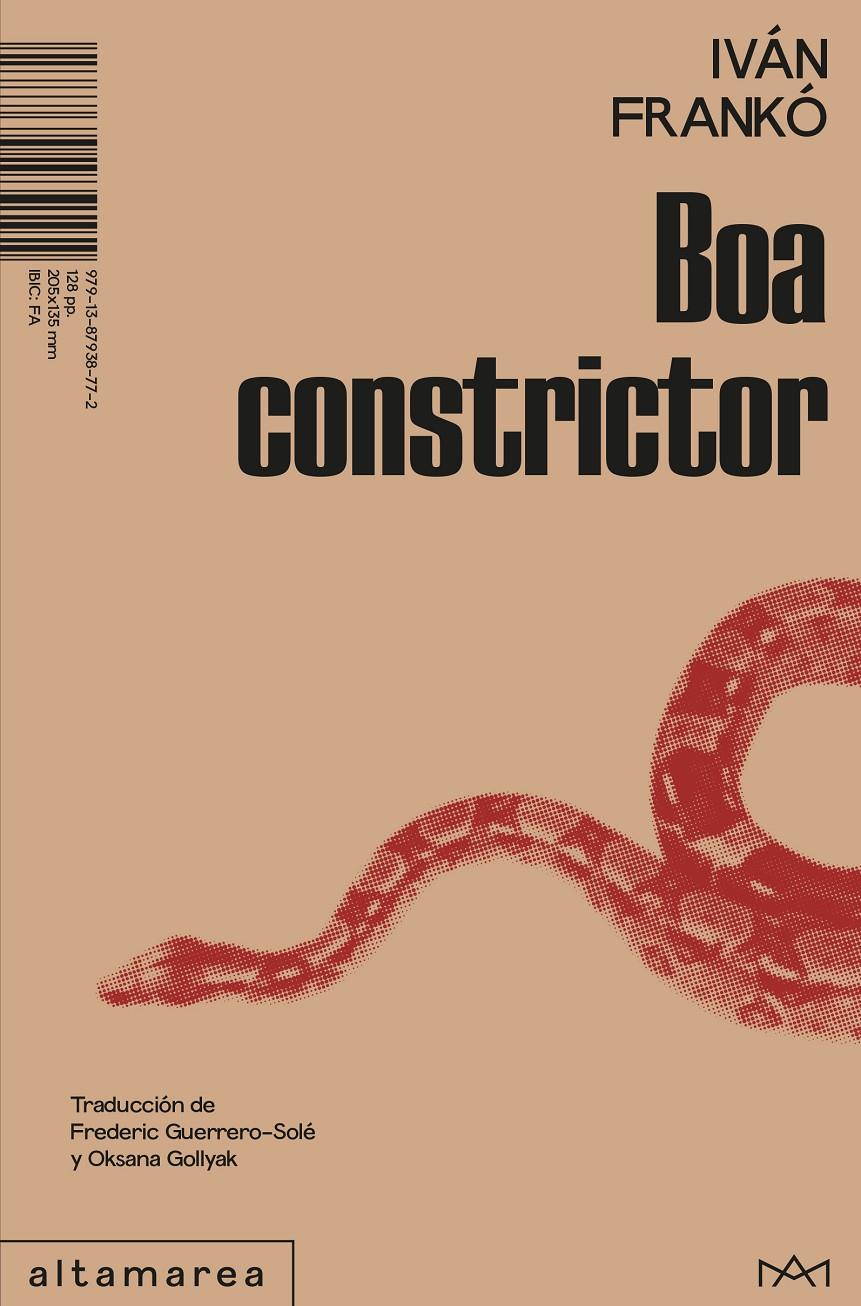 BOA CONSTRICTOR | 9791387938772 | FRANKÓ, IVÁN