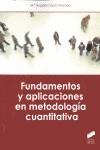 FUNDAMENTOS Y APLICACIONES EN METODOLOGIA CUANTITATIVA | 9788499589053 | CEA D'ANCONA, MARÍA ÁNGELES