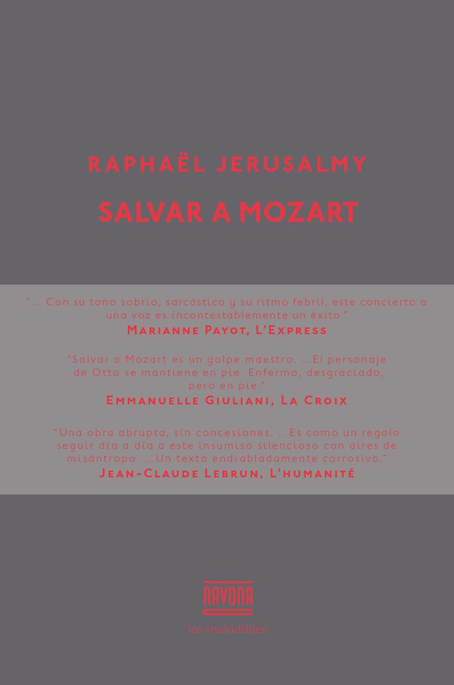 SALVAR A MOZART | 9788416259113 | RAPHA, JERUSALMY