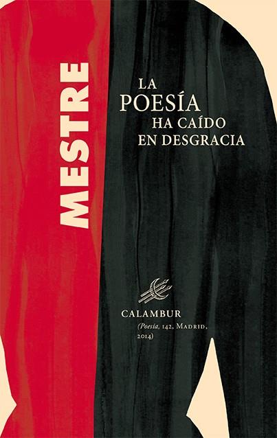 LA POESÍA HA CAÍDO EN DESGRACIA | 9788483592595 | PEREZ MESTRE, JUAN CARLOS