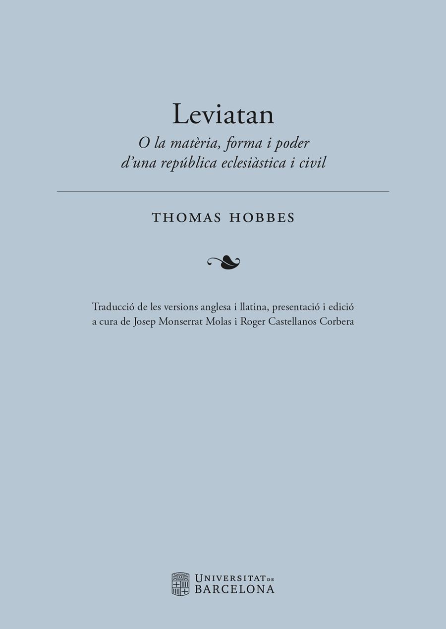 LEVIATAN | 9788491689959 | HOBBES, THOMAS