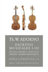 ESCRITOS MUSICALES, I-III | 9788446016809 | ADORNO, TH.W.