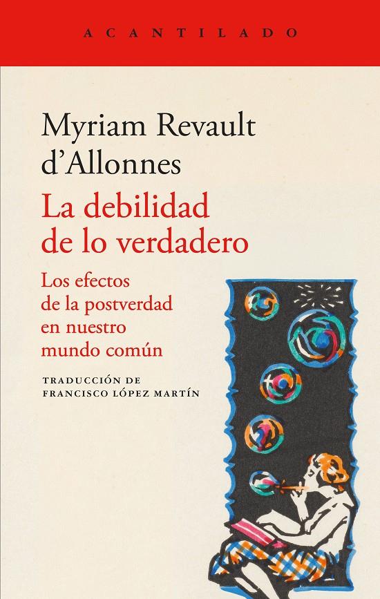 LA DEBILIDAD DE LO VERDADERO | 9791387964252 | REVAULT D'ALLONNES, MYRIAM