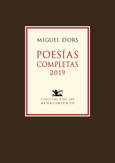 POESÍAS COMPLETAS 2019 | 9788417950002 | ORS, MIGUEL D'