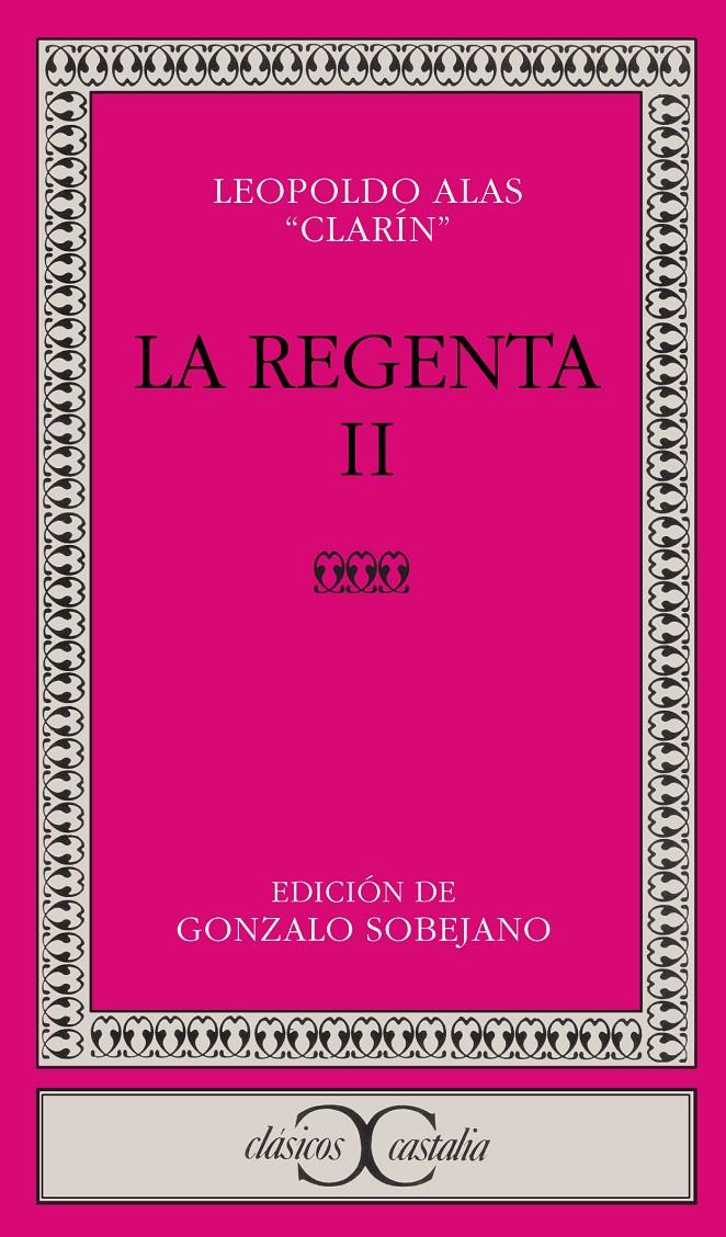 LA REGENTA II | 9788470393853 | ALAS, LEOPOLDO "CLARIN"