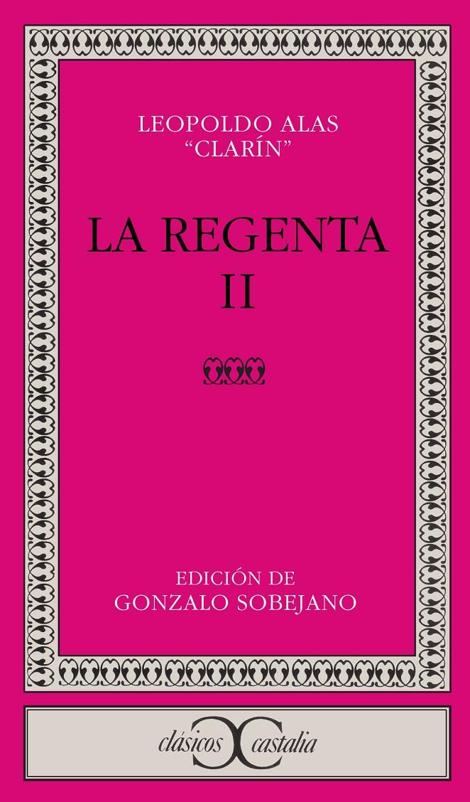 LA REGENTA II | 9788470393853 | ALAS, LEOPOLDO "CLARIN"