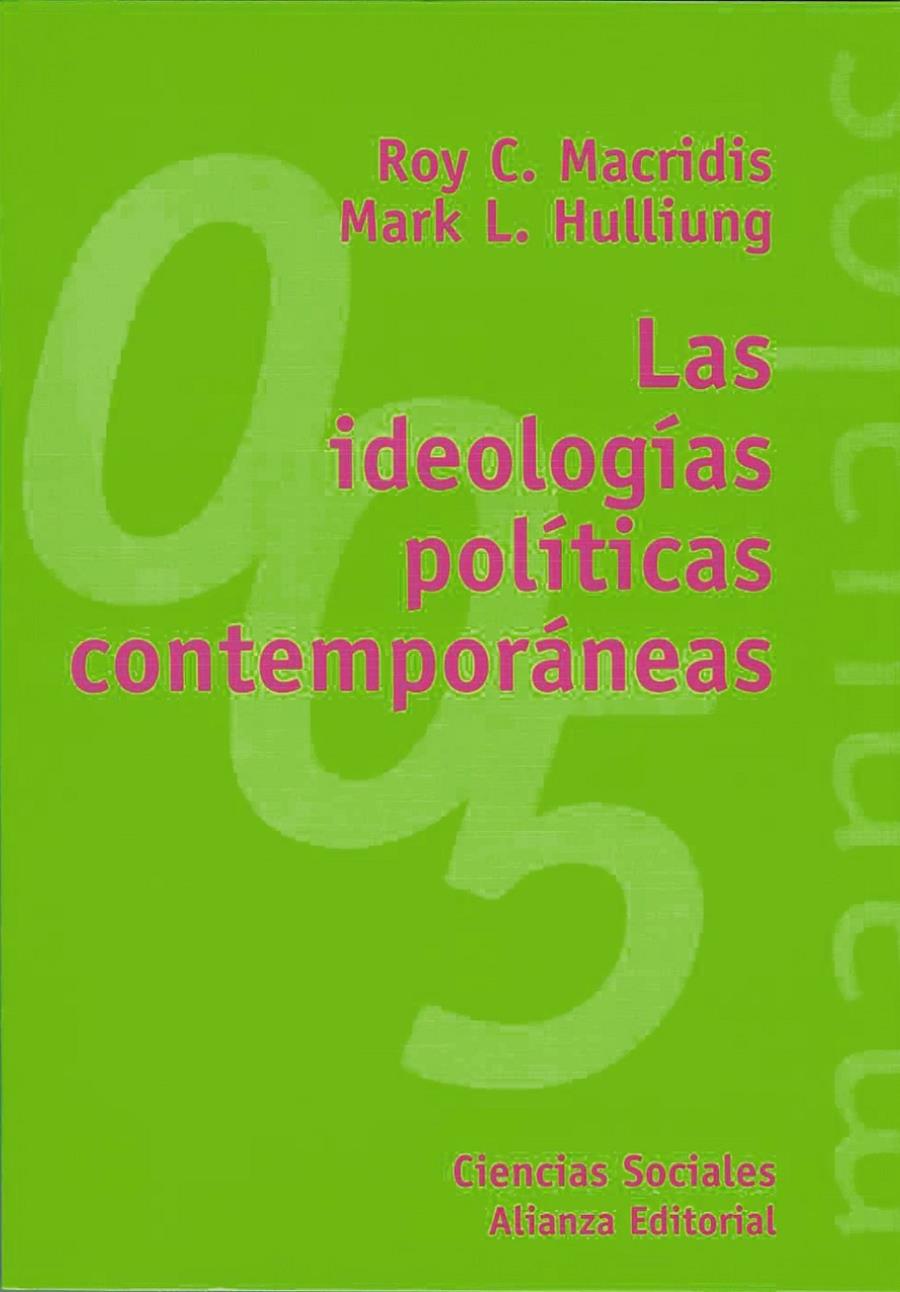 IDEOLOGIAS POLITICAS CONTEMPORANEAS, LAS | 9788420681795 | MCRIDIS, ROY C.; HULLIUNG, MARK