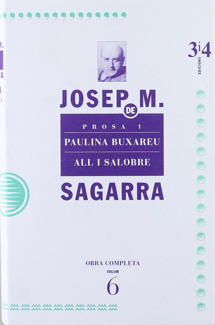 PROSA 1 | 9788475025865 | SAGARRA, JOSEP M. DE