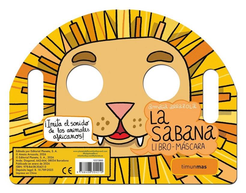 LA SABANA. LIBRO-MÁSCARA | 9788408304210 | ARRAZOLA, AMAIA