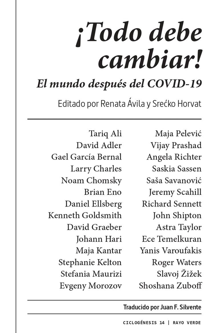 ¡TODO DEBE CAMBIAR! | 9788417925598 | ÁVILA,  RENATA / HORVAT,  SRÉCKO