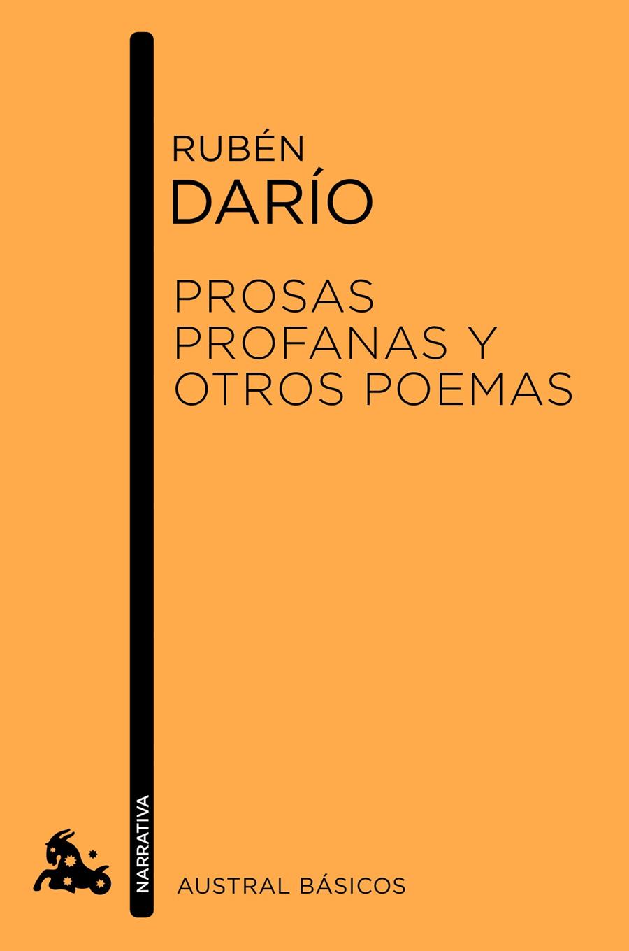 PROSAS PROFANAS Y OTROS POEMAS | 9788467040906 | DARÍO, RUBÉN