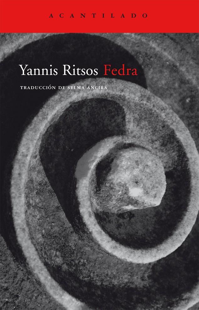 FEDRA | 9788496489912 | RITSOS, YANNIS