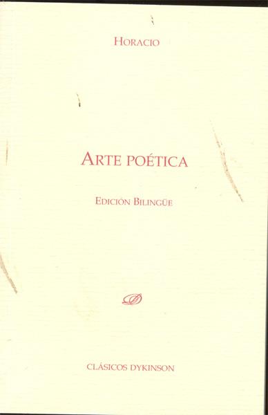 ARTE POÉTICA | 9788498498837 | HORACIO