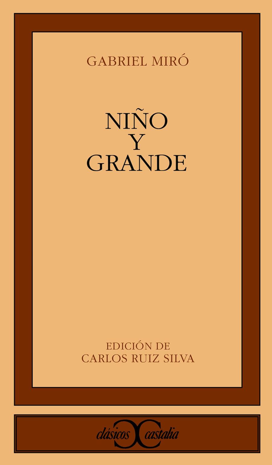 NIÑO Y GRANDE | 9788470395154 | MIRÓ, GABRIEL