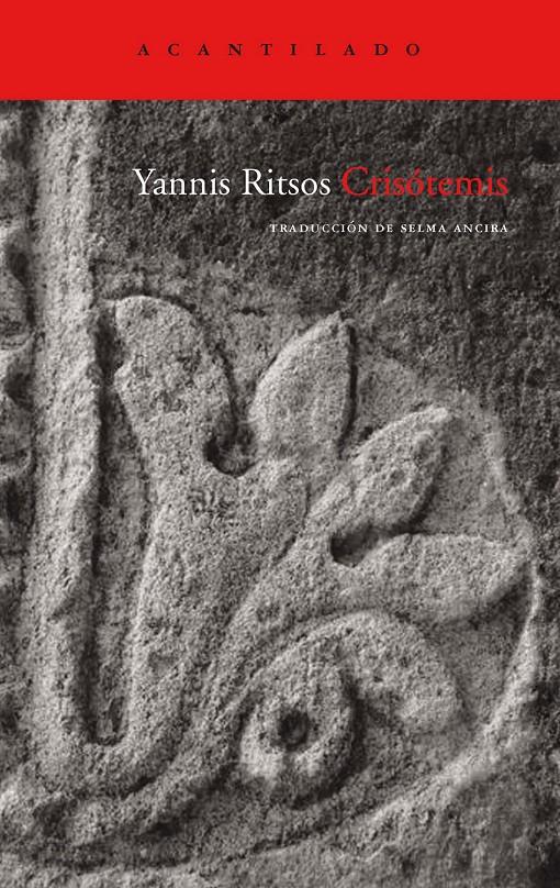 CRISÓTEMIS | 9788415277217 | RITSOS, YANNIS