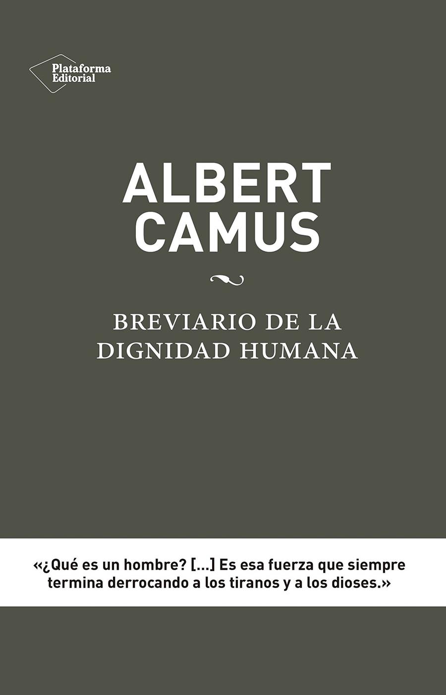BREVIARIO DIGNIDAD HUMANA | 9788416620012 | CAMUS, ALBERT