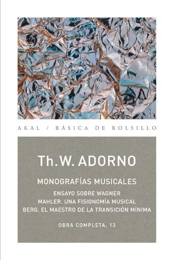 MONOGRAFÍAS MUSICALES. ENSAYO SOBRE WAGNER / MAHLER... | 9788446016724 | ADORNO, THEODOR W.