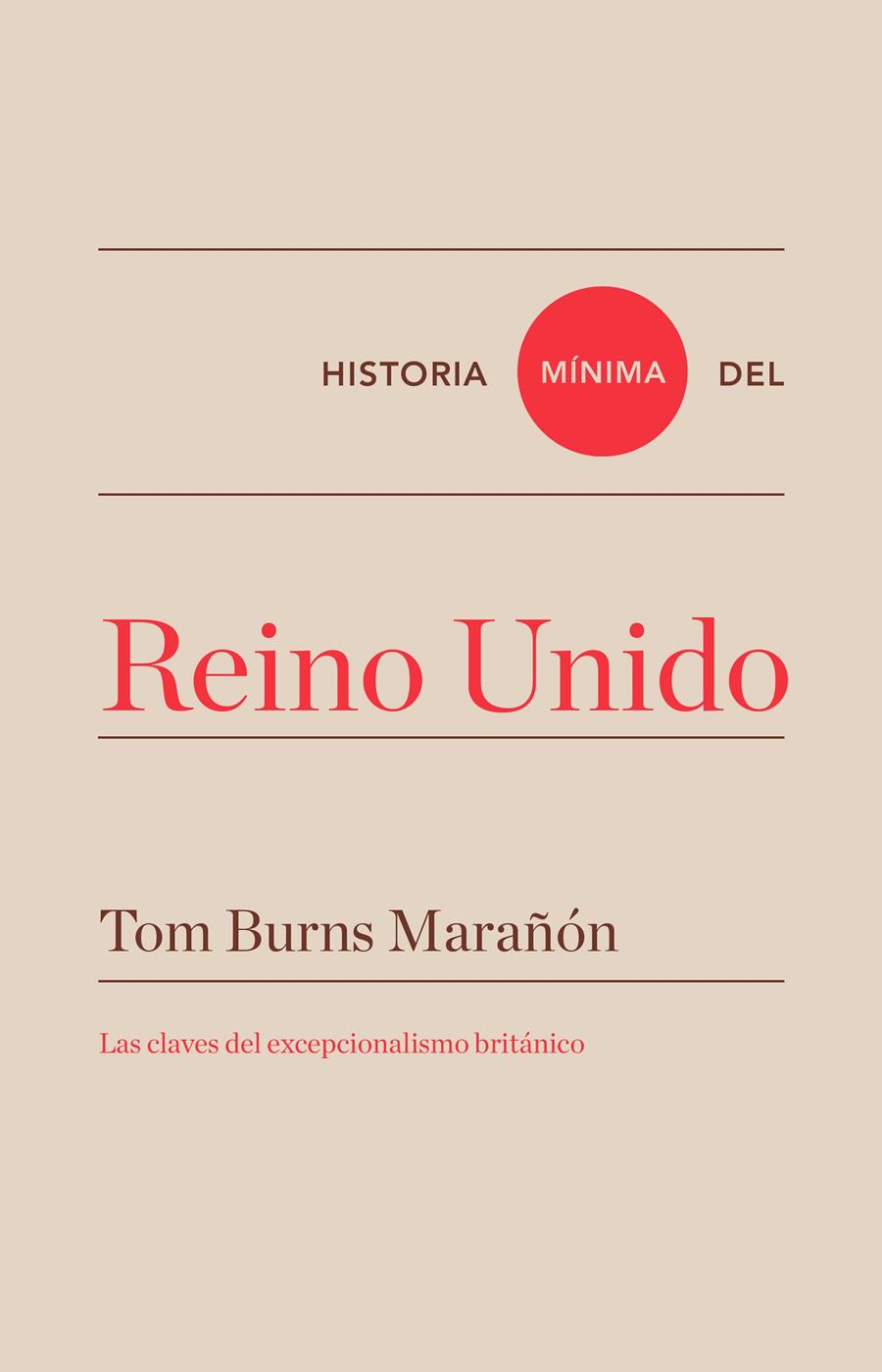 HISTORIA MÍNIMA DEL REINO UNIDO | 9788418428470 | BURNS MARAÑÓN, TOM