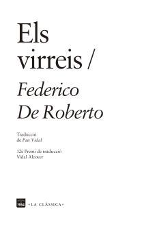 ELS VIRREIS | 9788416987832 | ROBERTO, FEDERICO DE