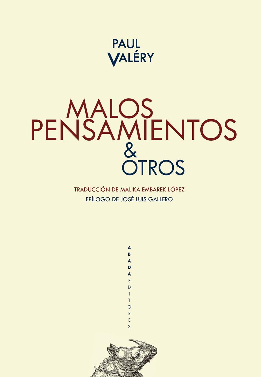 MALOS PENSAMIENTOS & OTROS | 9788417301989 | VALÉRY, PAUL