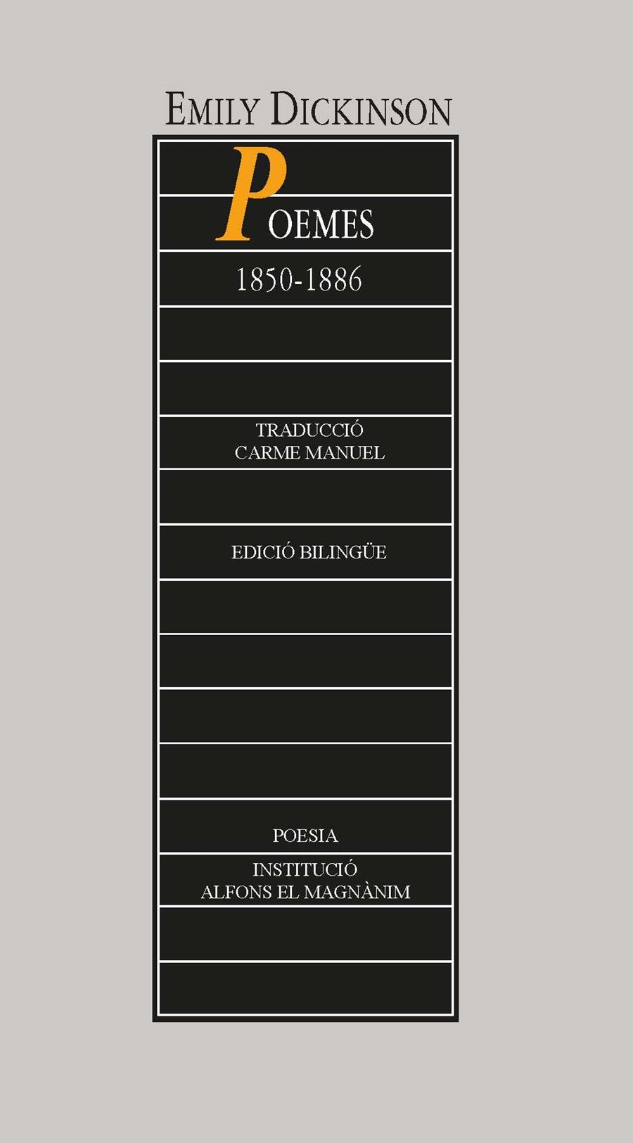 POEMES 1850-1886 (DICKINSON) | 9788478229215 | DICKINSON, EMILY