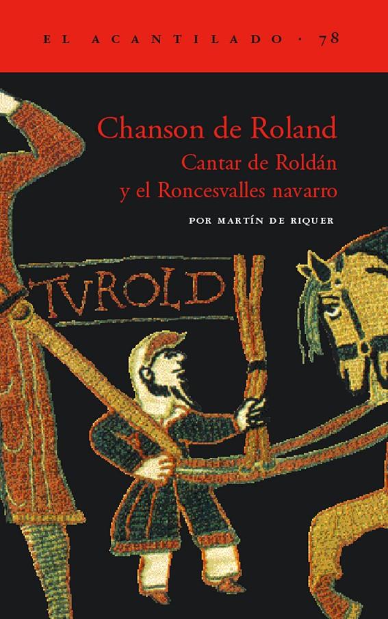 CHANSON DE ROLAND (BILINGÜE) | 9788496136243 | DE RIQUER MORERA, MARTÍN