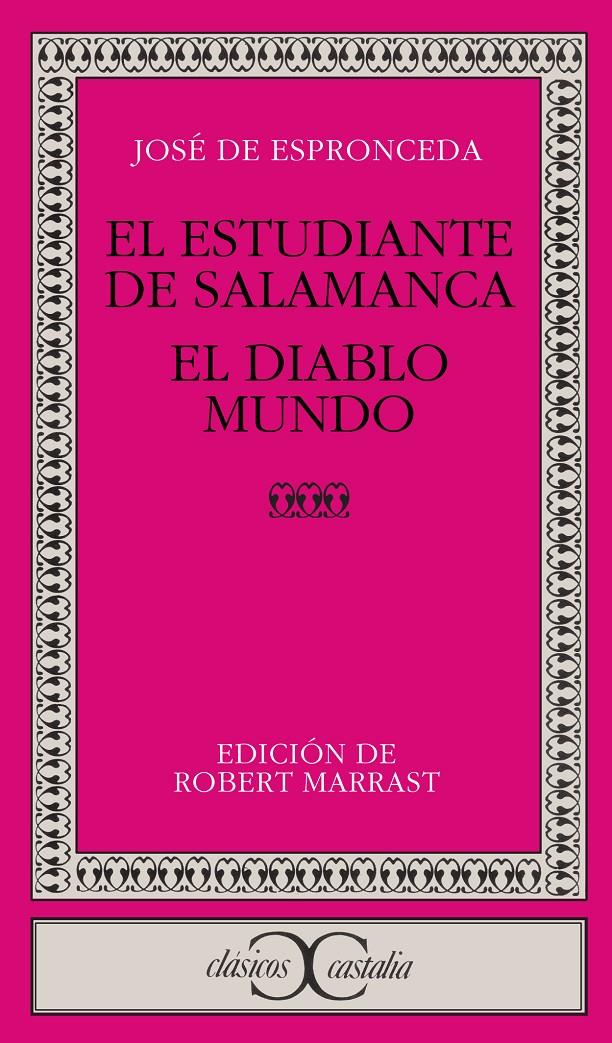 EL ESTUDIANTE DE SALAMANCA. EL DIABLO MUNDO | 9788470392962 | ESPRONCEDA, JOSÉ DE