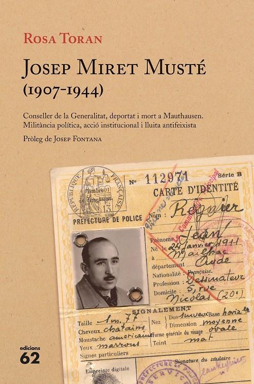 JOSEP MIRET MUSTÉ (1907-1944) | 9788429776188TA | TORAN, ROSA