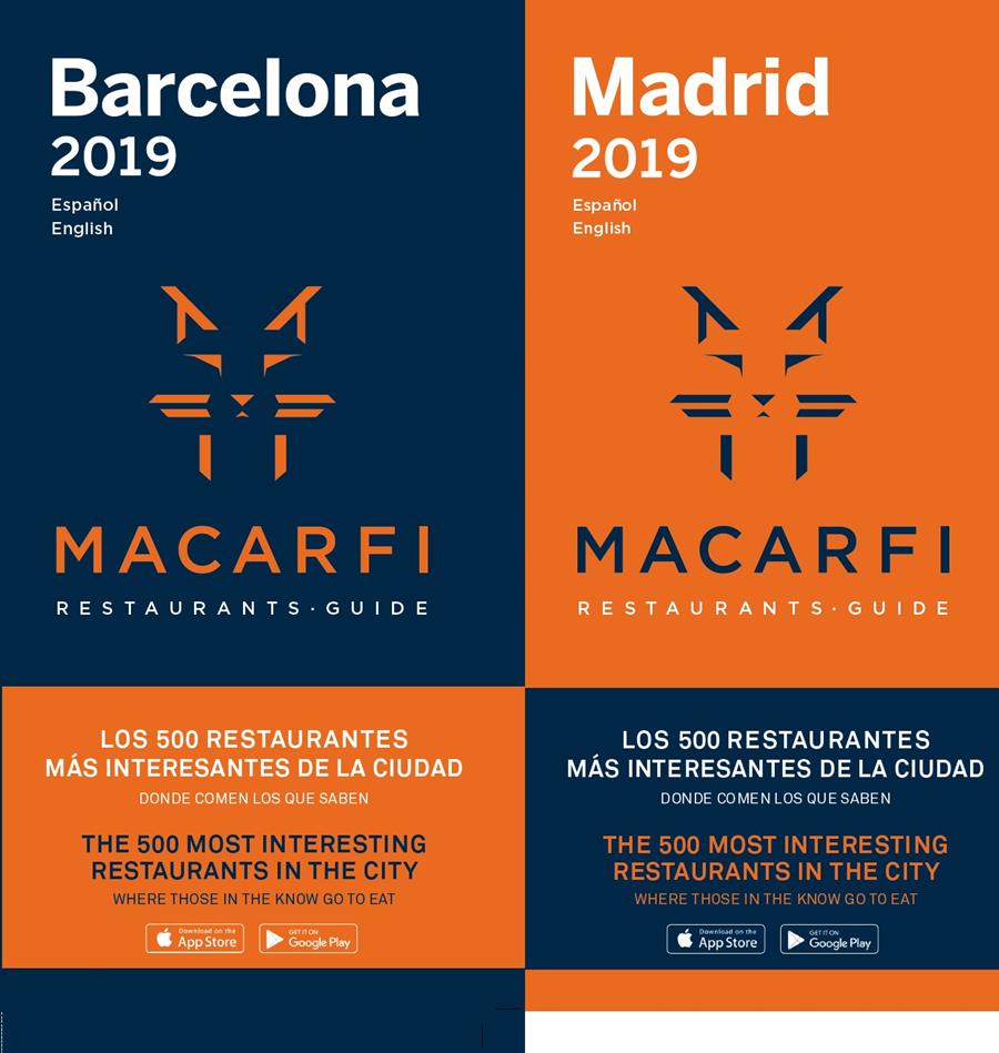  2019 GUÍA MACARFI DE RESTAURANTES. BARCELONA Y MADRID | 9788409044580 | VVAA