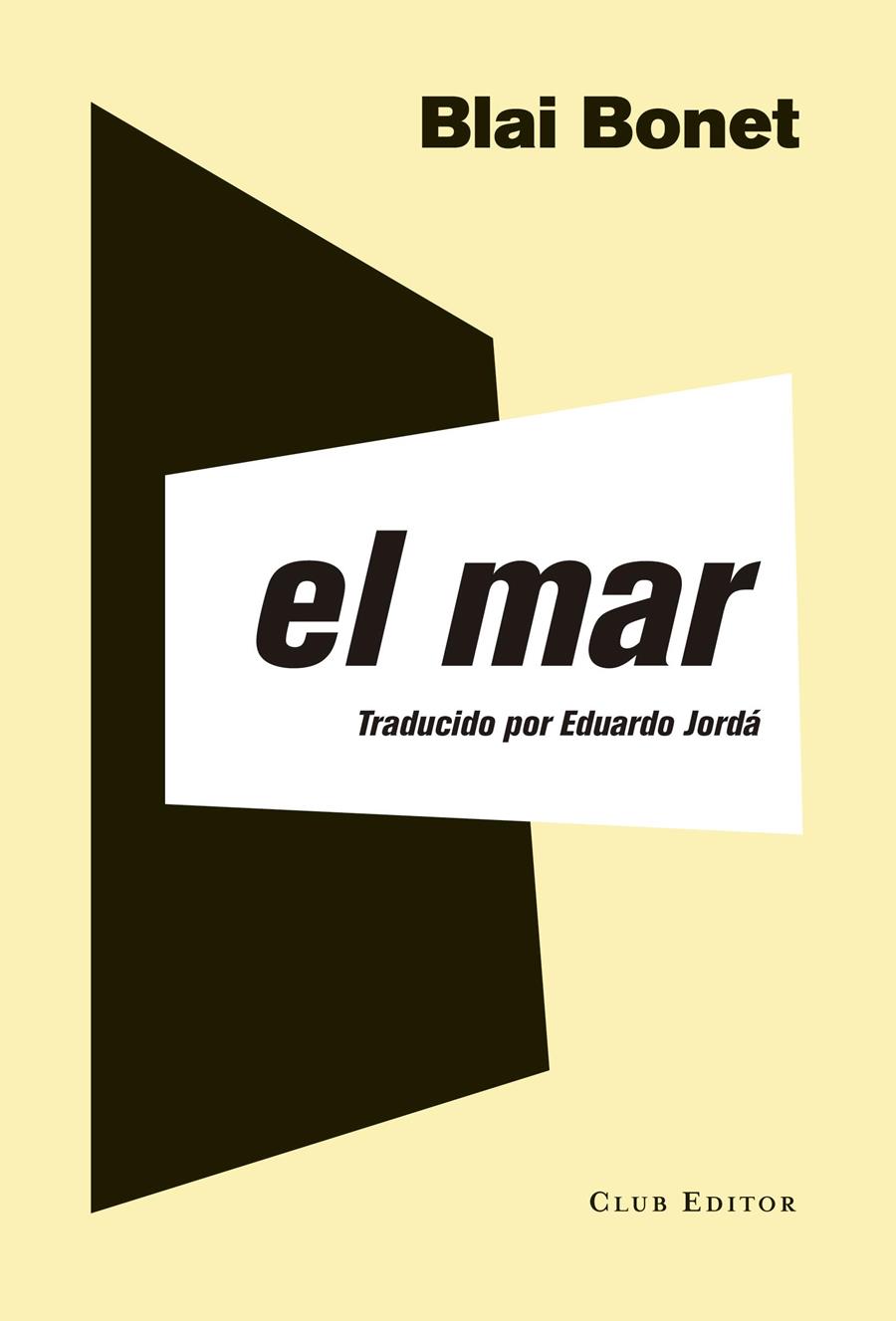 EL MAR - CAST | 9788473291989 | BONET, BLAI