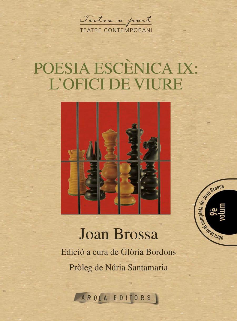 POESIA ESCÈNICA IX | 9788494342592 | BROSSA, JOAN
