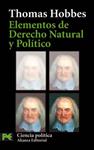 ELEMENTOS DE DERECHO NATURAL Y POLÍTICO | 9788420659718 | HOBBES, THOMAS