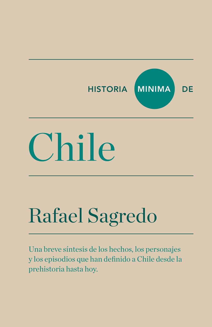 HISTORIA MÍNIMA DE CHILE | 9788415832812 | SAGREDO BAEZA, RAFAEL