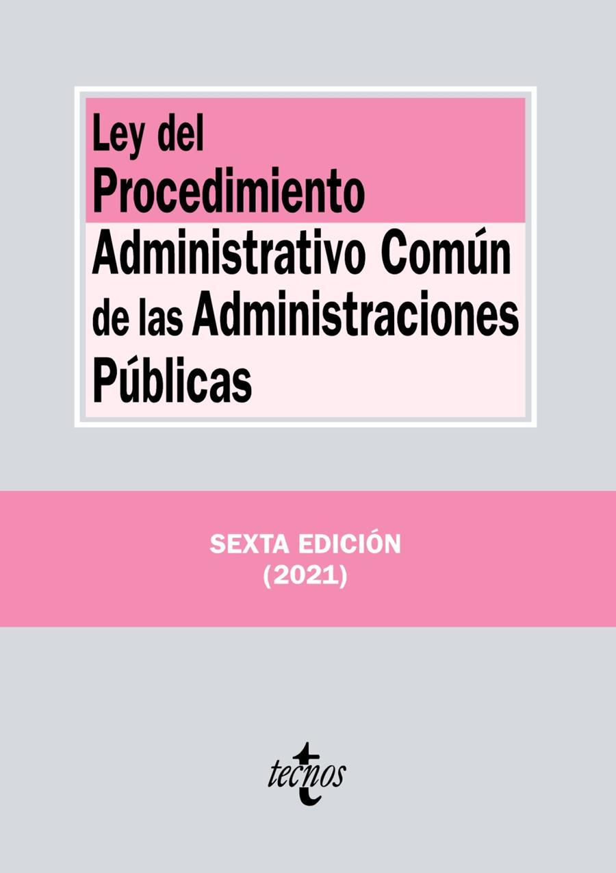 LEY DEL PROCEDIMIENTO ADMINISTRATIVO COMÚN DE LAS ADMINISTRACIONES PÚBLICAS | 9788430982004
